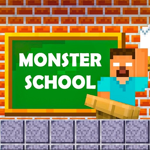 Red Stickman vs Monster School - Online Game - Play for Free