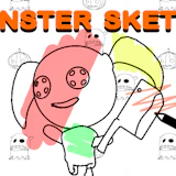 Monster Sketch Drawing Game