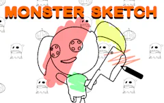 Monster Sketch Drawing Game