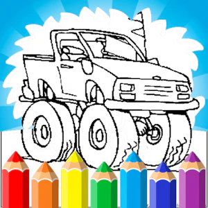Monster Truck Coloring Pages For Kids Thumbnail