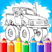 Monster Truck Coloring Pages For Kids banner