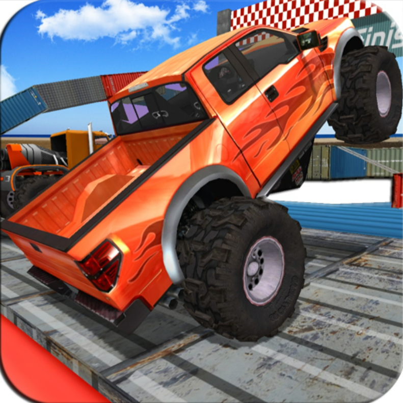 Online monster truck game,free games for kids,off road driving game