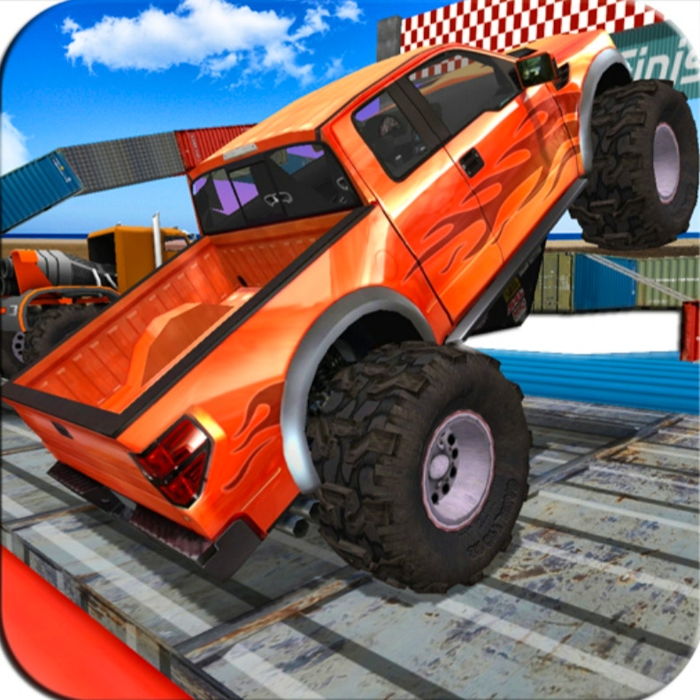 Online monster truck game,free games for kids,off road driving game