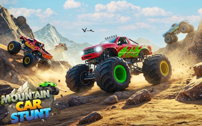 Mountain Car Stunt game