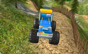 Monster Truck Offroad Driving Mountain