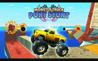 Monster Truck Port Stunt game cover