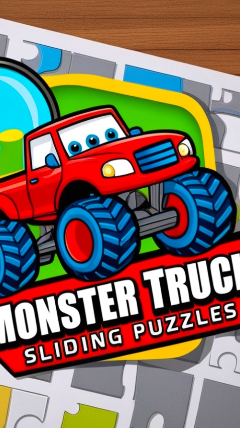Monster Truck Sliding Puzzles