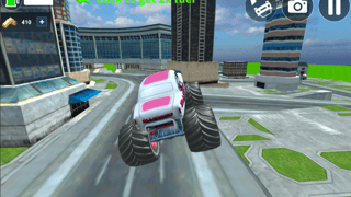 Monster Truck Stunt Free Jeep Racing Game game cover