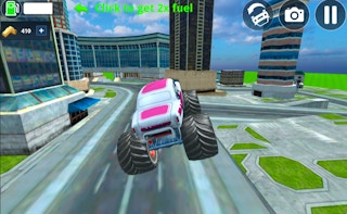 Monster Truck Stunt Free Jeep Racing Game game cover