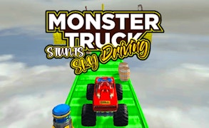 Monster Truck Stunts Sky Driving