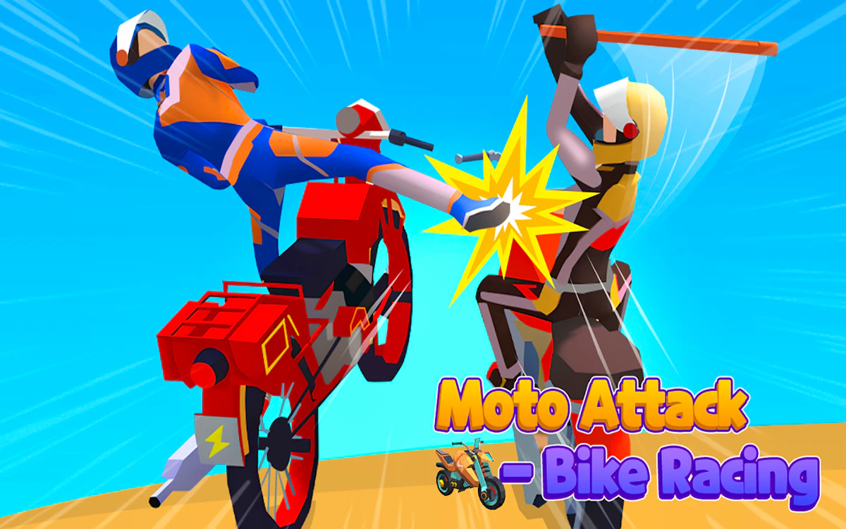 Play Moto Attack Bike Racing — free online Bike game