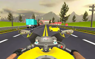 Jeu de Course Moto sur Autoroute