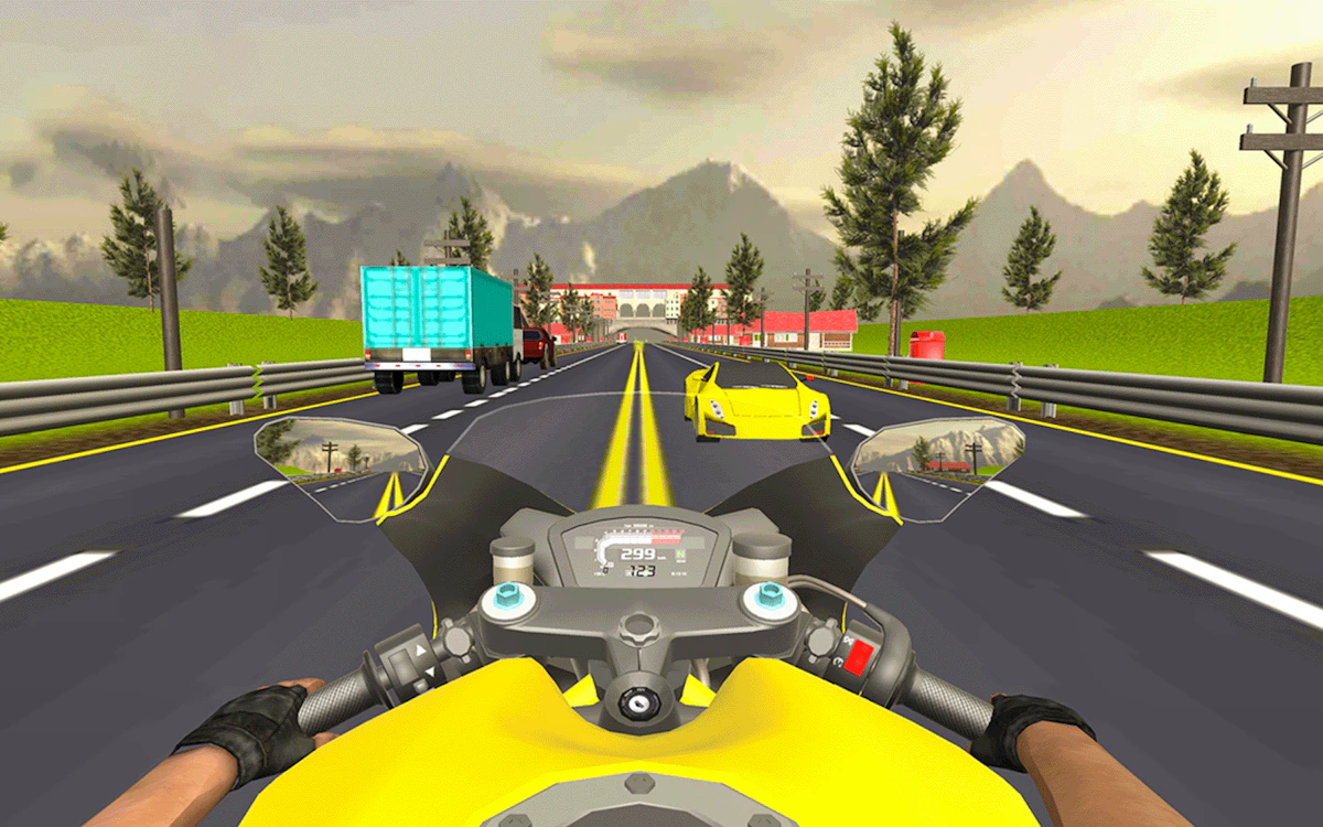 Play Moto Bike Highway Racing Game — free online Racing game