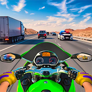 Moto Bike Highway Racing Game Thumbnail