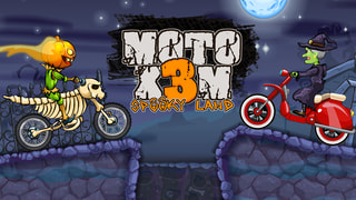 Moto X3m : Spooky Land game cover