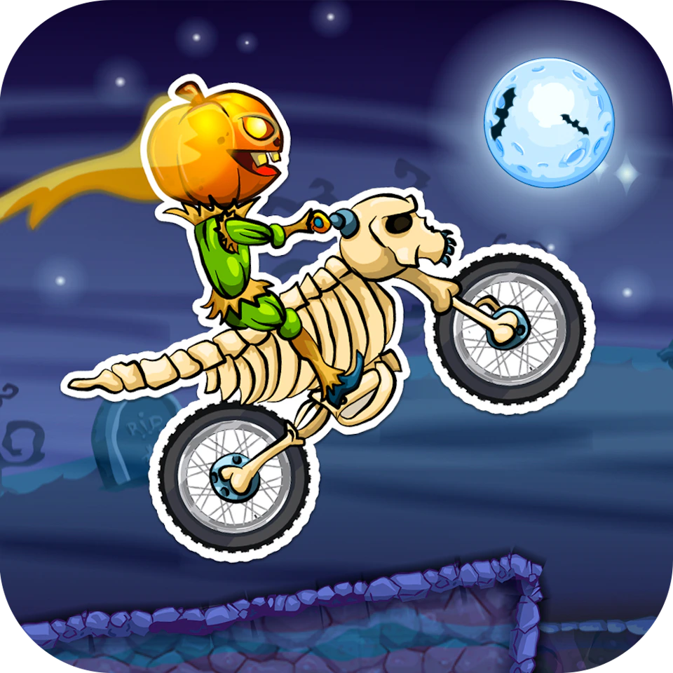 Play Moto X3M: Spooky Land — free online game on Glaze Games