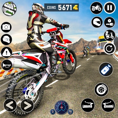 Motocross Racing By Gamepix