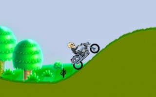 Motor Bike Hill Racing 2D