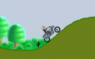 Motor Bike Hill Racing 2d game cover