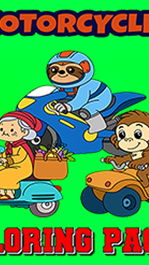 Motorcycle Coloring Pages