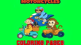 Motorcycle Coloring Pages