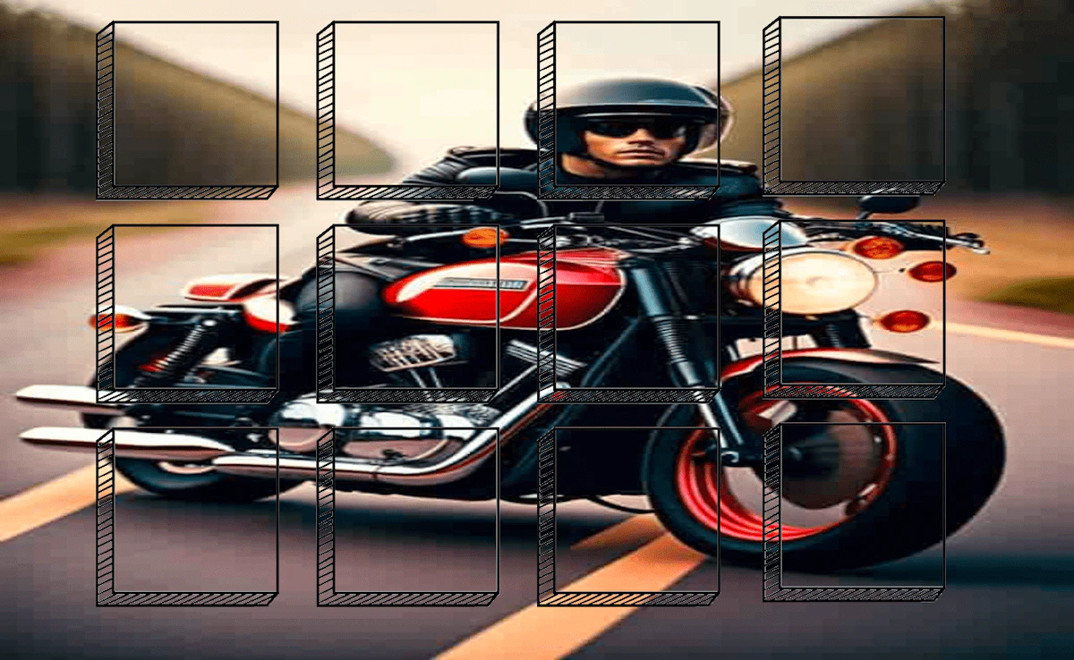 Motorcycles Photo Image Scramble game thumbnail