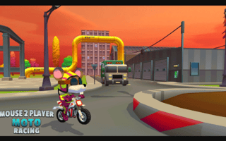 Mouse 2 Player Moto Racing game cover
