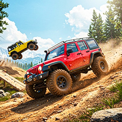 Moutain Jeep Drive By Gamepix