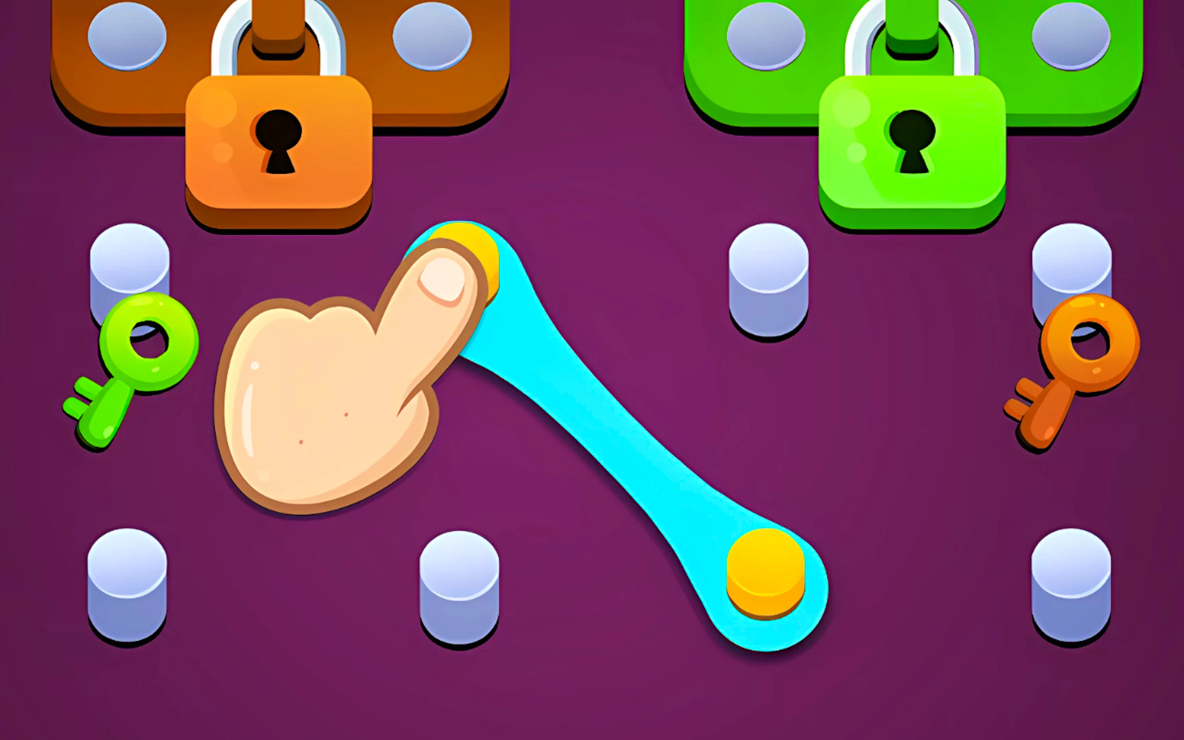 Move the Rubber Bands Logic puzzle