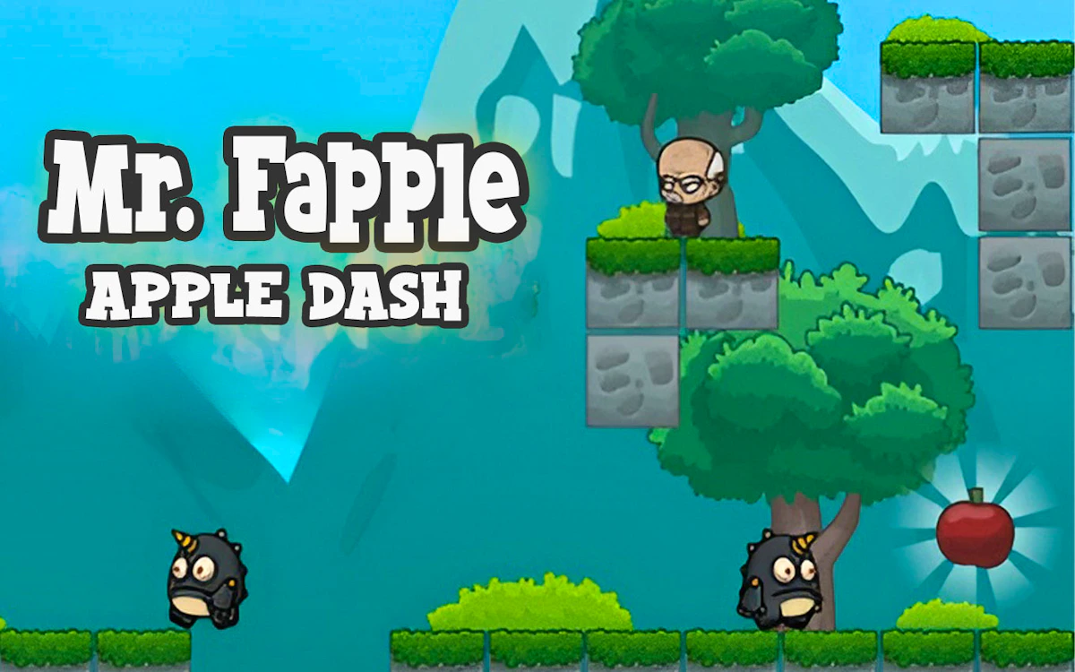 Play Mr. Fapple Apple Dash — free online Adventure game