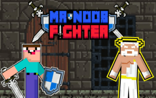Mr Noob Fighter game cover