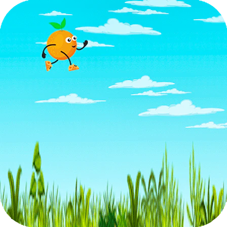 Mr. Orange Flappy Jump game thumbnail