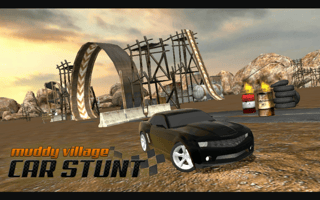 Muddy Village Car Stunt game cover