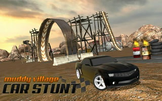 Muddy Village Car Stunt game cover