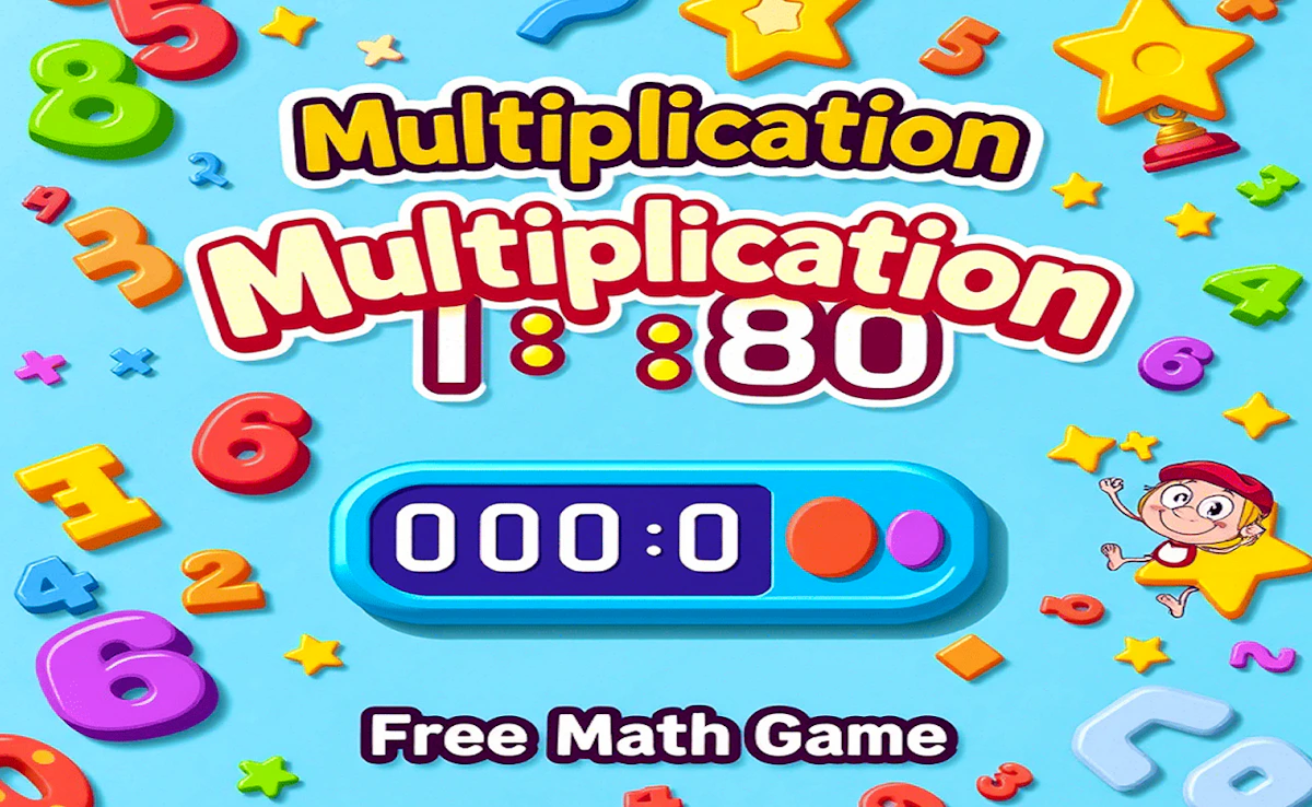 Play Multiplication Skill Test — free online Math game