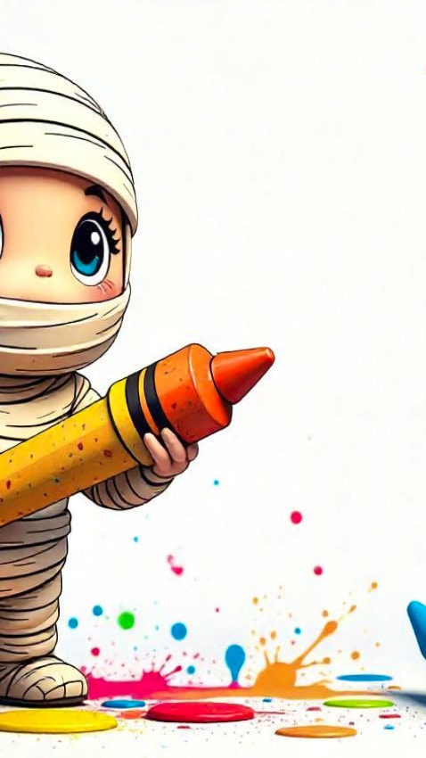 Mummy Coloring Book