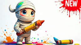 Mummy Coloring Book