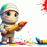 Mummy Coloring Book