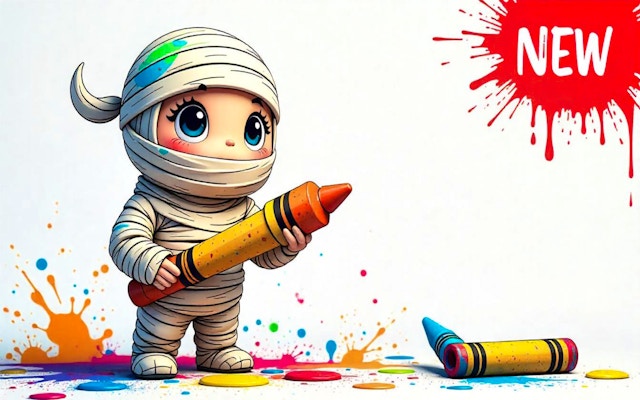 Mummy Coloring Book