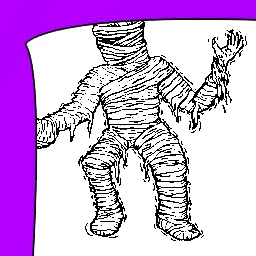 Mummy Coloring Book