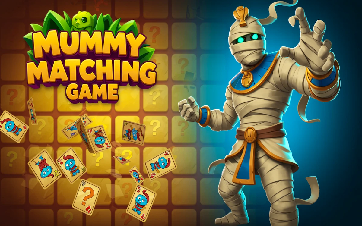 Play Mummy Matching Game — free online Memory game
