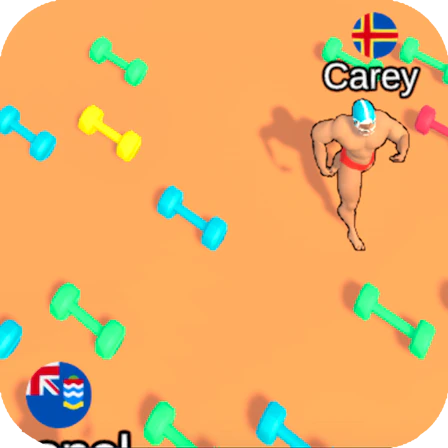Muscle Run io game thumbnail