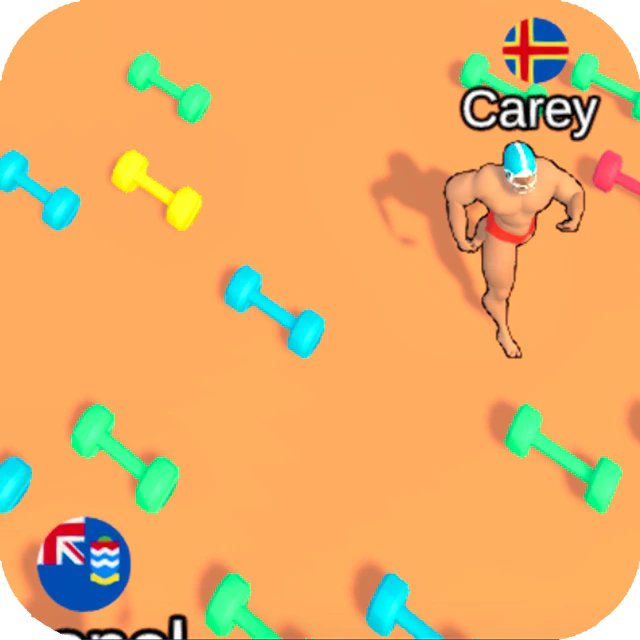 Muscle Run io game thumbnail