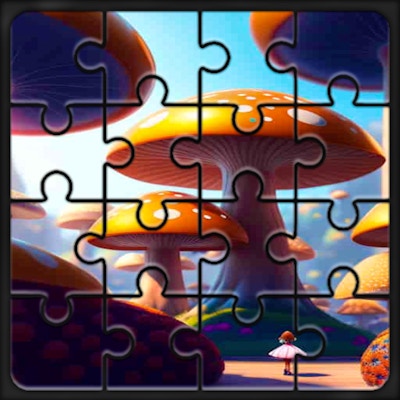 Mushrooms Jigsaw By Gamepix