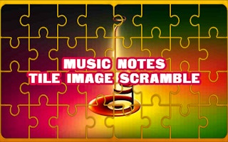 Music Notes Tile Image Scramble game cover