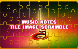 Music Notes Tile Image Scramble