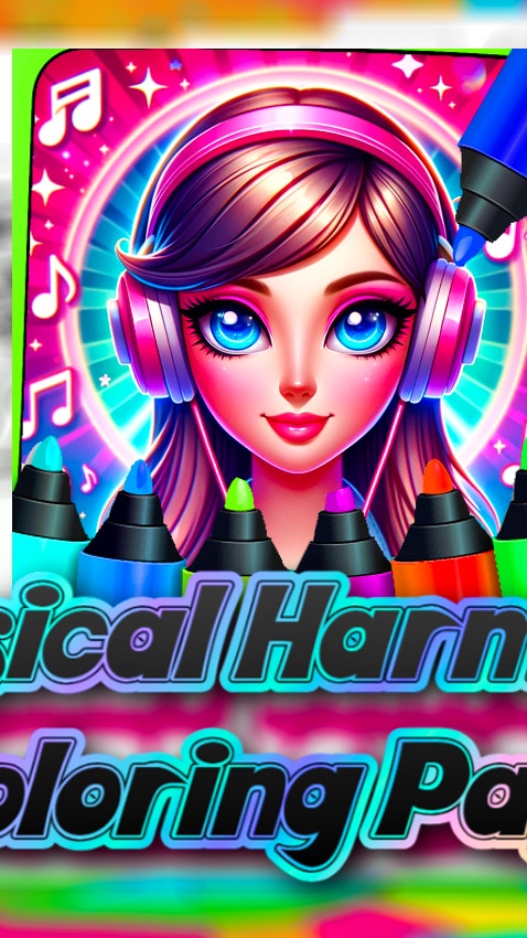 Musical Harmony Coloring Page