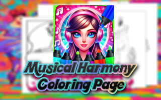 Musical Harmony Coloring Page game cover