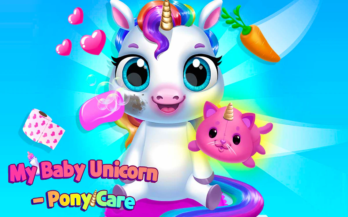 Play My Baby Unicorn - Pony Care — free online Baby game
