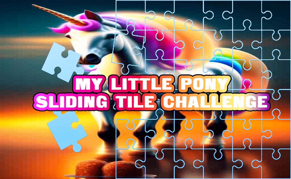 Play My Little Pony Sliding Tile Challenge — free online Brain game
